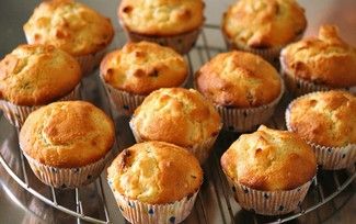 Muffins alle mele o pere e cannella